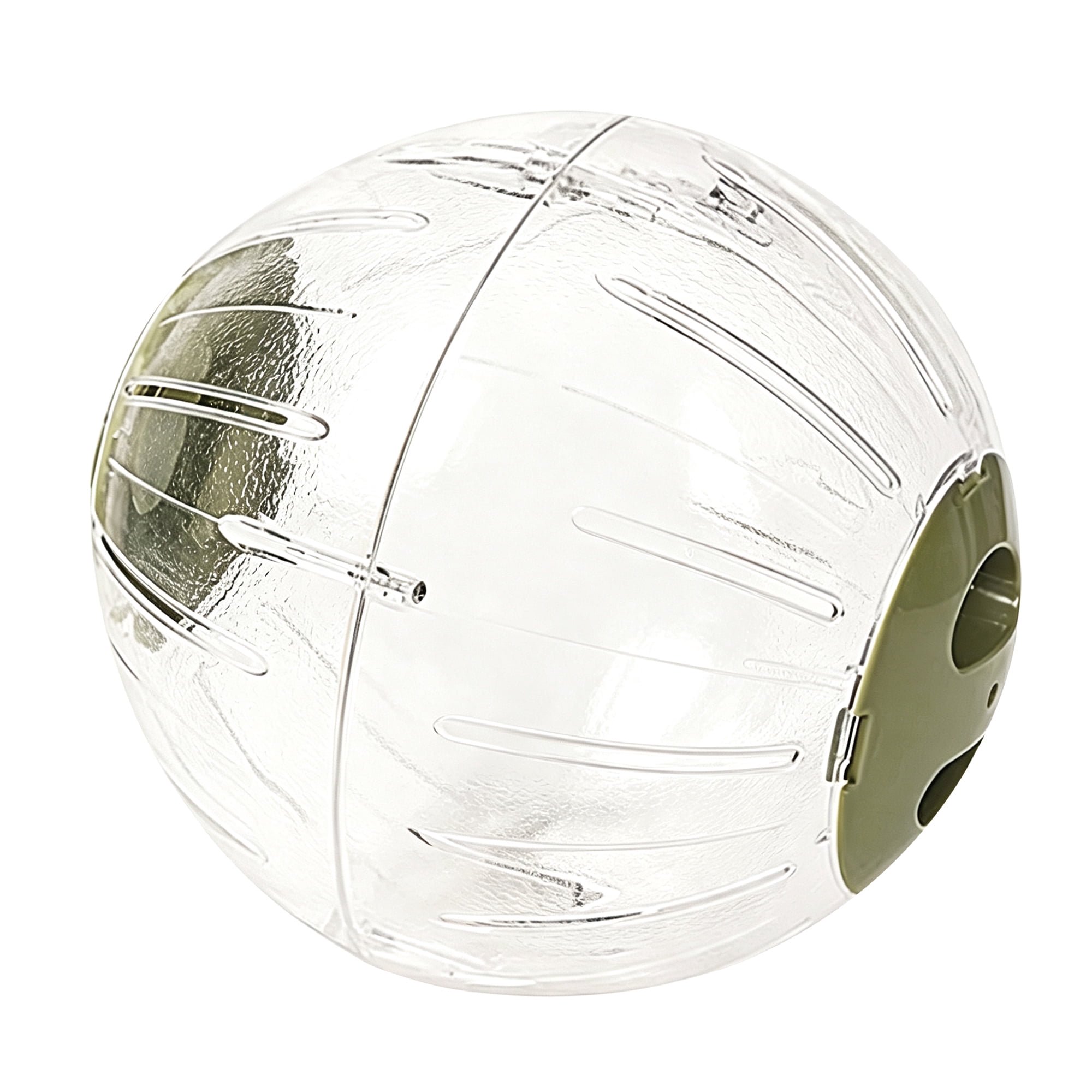 Suhaco 7.3 inch Hamster Exercise Ball, Plastic Running Play Toy for Small Pets, Green, for Hamsters and Mice