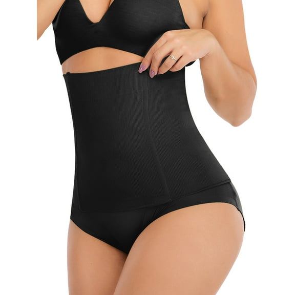 YouLoveIt Women's Waist Shapewear Tummy Waist Breathable Belly Underwear Girdle Wrap Postpartum Support Slimming Recovery Body Shaper Boned Slimming Wrap
