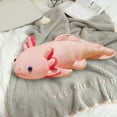 thumbnail image 1 of Almohada de Axolotl de peluche suave CUTICAT, juguete de compañía de 17,72 pulgadas, 1 of 8