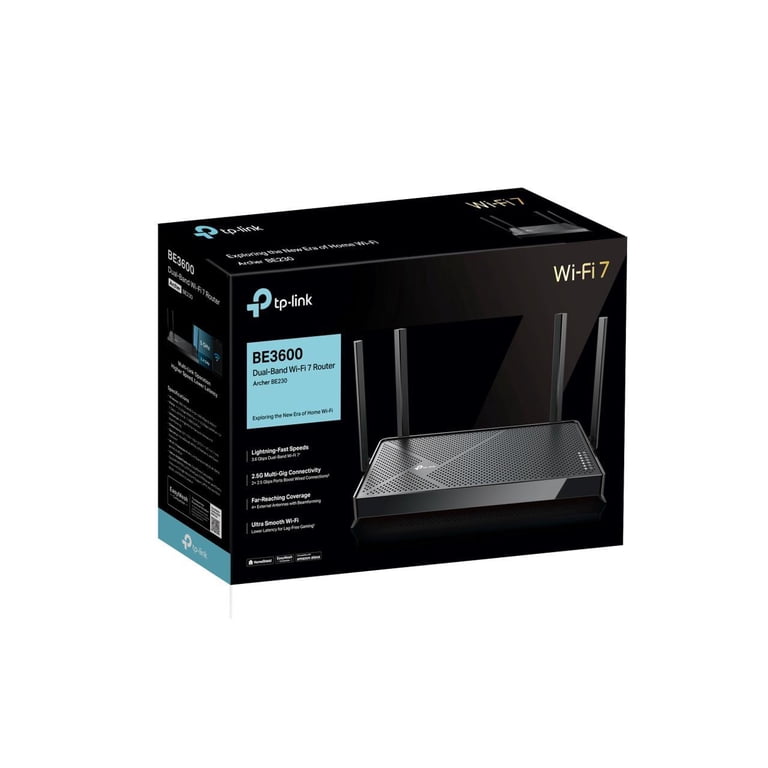 TP-Link Dual-Band BE3600 Wi-Fi 7 Router Archer BE230 | 4-Stream 