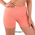 thumbnail image 4 of Qarigey Pantalones cortos de Yoga de cintura alta para mujer, para niñas, gimnasio en casa, correr, trotar, entrenamiento, Fitness, deportes, pantalones Prendas para la parte inferior del cuerpo S Qarigey AP018960-01, 4 of 6