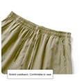 thumbnail image 4 of Men's Breathable Quick-Dry Beach Shorts Slightly Elastic Drawstring Loose Fit Sports Swim Trunks with Two Side Pockets, 4 of 7