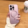 thumbnail image 1 of Fashion Matte Magnetic Soft Silicone Phone Case For Magsafe For iPhone 14 Plus 13 12 11 Pro Max Glass Lens Wireless Charge Cover, 1 of 5