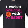 thumbnail image 4 of Inktastic I Watch Basketball with Daddy Youth T-Shirt, 4 of 5