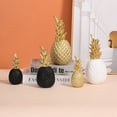 thumbnail image 4 of Piña decorativa dorada, adorno modelo de piña de resina, decoración artesanal moderna, sala de estar, vitrina, dormitorio, decoración de habitaciones, decoración de oficina, 4 of 7