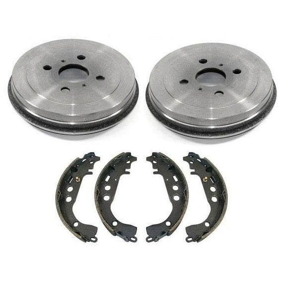 Rear Brake Drums & Organic Brake Shoes for Scion Xa Xb 3p 04-06