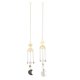 thumbnail image 2 of Ceiling Decor 2Pcs Crystal Decor Moon Pendant Light Accessory For Home Workshop Cafe Store Furnishing Multi Color Design, 2 of 4