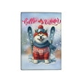 thumbnail image 2 of Hello Welcome Winter The Ski Akita Snowy Day Travel Passport Wallet Inu Dog Lover PU Leather Passport Holder Cover - 13013, 2 of 5