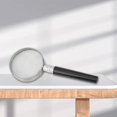 thumbnail image 2 of HLONK 10X Magnification Handheld Magnifier Magnifying Glass Handle 50mm 2inch, 2 of 8