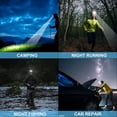 thumbnail image 7 of LED Headlamp USB Rechargeable, Head Lamp XHP70 Super Bright 90000 High Lumen with 5 Modes, Batteries Included, Zoomable, Waterproof Headlight for Camping Hunting Running Fishing Biking, 7 of 7