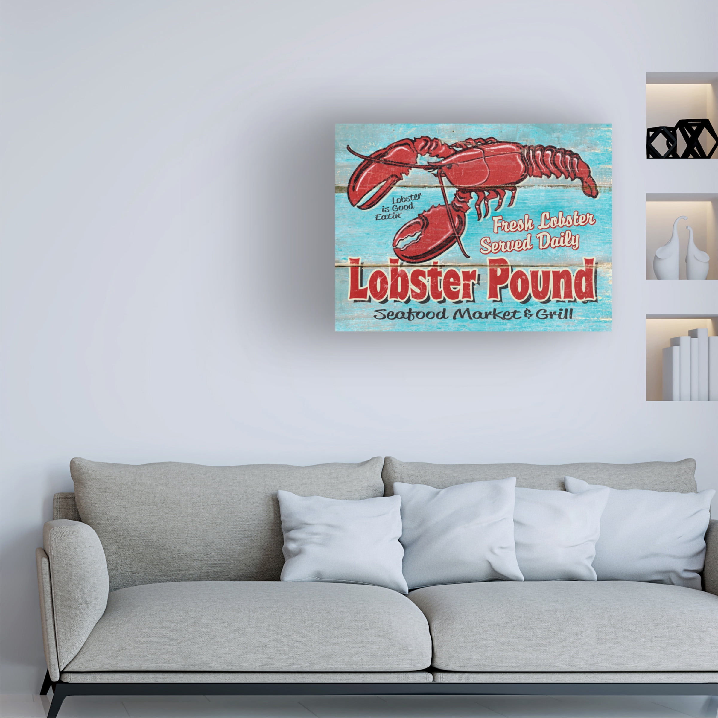RetroPlanet 'Lobster Pound' Canvas Art