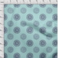 thumbnail image 4 of oneOone Cotton Poplin Twill Light Blue Fabric Florals Sewing Fabric By The Yard Printed Diy Clothing Sewing Supplies 56 Inch Wide, 4 of 4