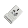 thumbnail image 2 of Sidaley Convertidor de voltaje de doble vía para oficina, electricidad de viaje para acampar, 110V a 220V, inversor regulador de adaptador Adaptadores de corriente Blanco S12 1000W, 2 of 6