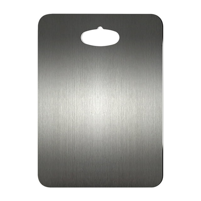 Yhmxh Kitchen 304 Stainless Steel Chopping Board Cutting Board Front And Back Can Be Used For Cutting Meat Fruit And Vegetables Can Be Hung Kitchen Essentials Kitchen Gadgets Clearance