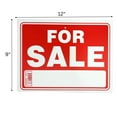 thumbnail image 3 of 9"X12" "FOR SALE" Plastic Signage Sign-1CT, 3 of 3