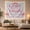 Grace Makes Enough, variant on By Elements With Art Scene, Inspirational Illustration for Quote Lovers, Typography Wall Art, Valentine's Day Gift, Tapestry Wall Hanging for Bedroom and Living Room