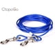thumbnail image 5 of Sujete de forma segura a su amigo peludo al aire libre con un cable de sujeción resistente para perros, 3 m, azul, para mascotas pequeñas y medianas, 5 of 5