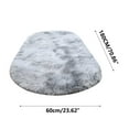 thumbnail image 3 of Boovnll Rugs for Bedroom, Super Soft & Cozy Tie-Dyed Plush Throw Rugs, Non Slip & Non Shedding Bedside Bedroom Rug, for Living Room, Bedroom, Home Decor, Area Rug - 2x5.9Ft, 3 of 6