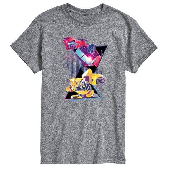 Transformers - Optimus Prime And Bumblebee - Adult Short Sleeve Tee