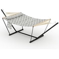 thumbnail image 1 of Hamac Double avec Support pour Extérieur, Hamac Portable Robuste pour 2 Personnes avec Support en Acier Réglable pour Patio, Jardin, Plage, Arrière-Cour, 1 of 8