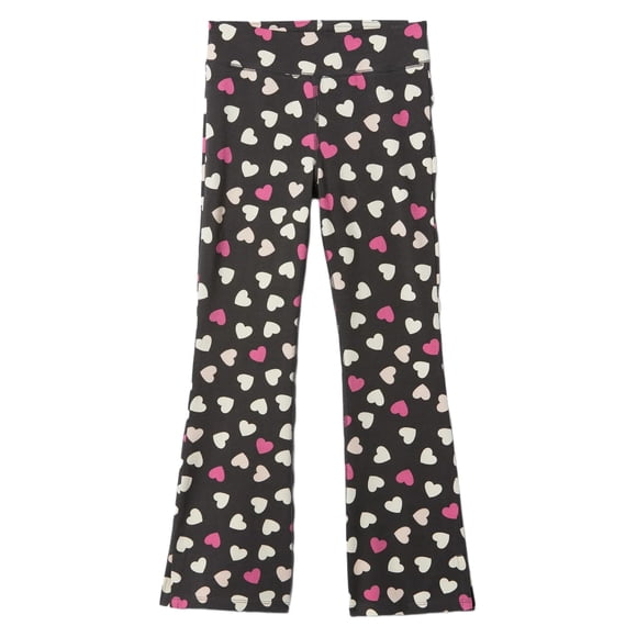 Pantalones Leggings Acampanados para Niñas con Estampado de Corazones GAP Talla L