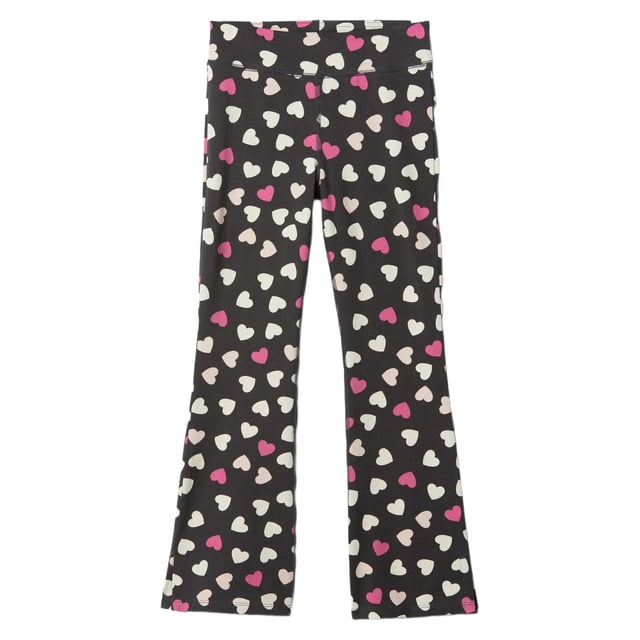 Pantalones Leggings Acampanados para Niñas con Estampado de Corazones GAP Talla L