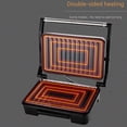 thumbnail image 4 of Compact Multi-Purpose Grilling and Frying Machines, Mini Kitchen Appliances for Steak, Barbecue and Sandwich Production, Durable Cookware for Daily Family Indoor Cooking, Black3, 4 of 8