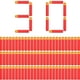 thumbnail image 2 of Mega Dardos 30 Piezas Paquete De Recarga Compatible Bullets Para Nerf N-Strike Series Pistola De Juguete Blasters-De Espuma Rojo Y Azul Gao Jiahui  unisex, 2 of 2