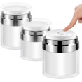 thumbnail image 1 of Frasco con bomba sin aire de 3 uds, dispensador de botella con bomba sin aire de 15ml, 30ml y 50ml, botella de vacío con tarro de crema de viaje, contenedor humectante con bomba vacía,, 1 of 5