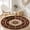 Color 3, variant on SPXUBZ Velvet Round Area Rug Deep Brown Burgundy Traditional Royal Court Circular Floor Mat Soft Non-Slip Accent Carpet for Living Room Bedroom Vintage Boho Home Decor Throw Rug
