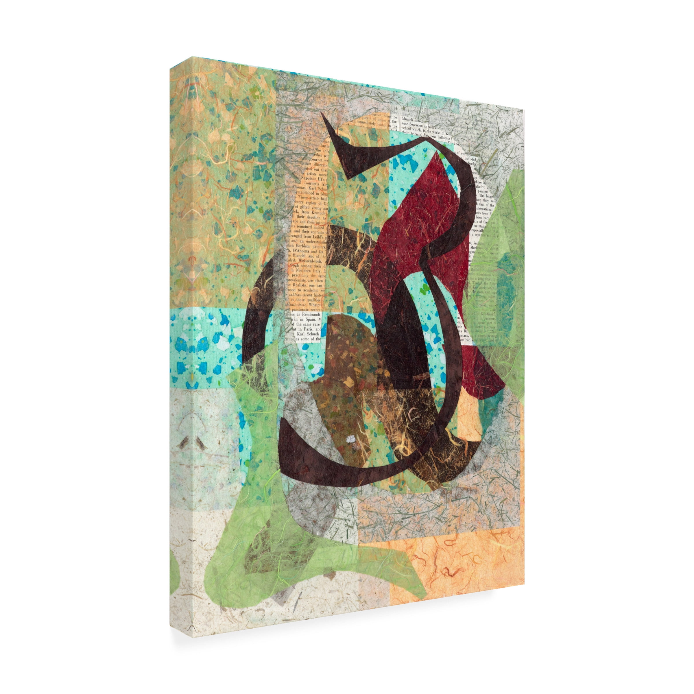 Canvas Wall Art - Ellen Kossoff 'Art Book 2' Wall Art for Living Room, Bedroom, or Office Décor by Trademark Fine Art - 35 x 47 Inches