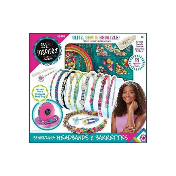 Cra-Z-Art Be Inspired Sparkling Headbands & Barrettes, Hair