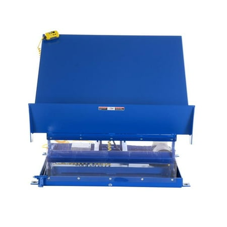 Vestil Manufacturing UNI-4848-2-BLU-208-3 48 x 48 in. 2000 lbs Scissor Lift Table - Blue, 208V & 3 Phase