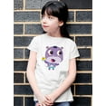 thumbnail image 2 of Hippo With A Cake T-Shirt Juniors -Image by Shutterstock,  Small, 2 of 4