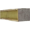 thumbnail image 4 of Ekena Millwork 8"H x 8"D x 48"W Hand Hewn Faux Wood Fireplace Mantel, Aged Pecan, 4 of 13