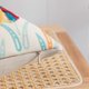 thumbnail image 2 of Funda de cojín bohemia con borlas, lona con estampado geométrico, decorativa, estilo rústico, tejida a rayas, cuadrada, con acento, para cama, sofá, decoración del hogar., 2 of 5