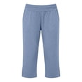 thumbnail image 5 of Womens Capri Pants Petite Tailored Split Elastic Waist Capris Light Weight Summer Casual Cropped Pant, 5 of 6