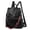 Black, variant on Fashion Backpack with Detachable Strap Women's Travel Leather Daypack Students Shopping Crossbody Shoulder Bags Brown
