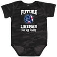 thumbnail image 3 of Inktastic Future Lineman Like Daddy Boys Baby Bodysuit, 3 of 5