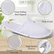 thumbnail image 5 of Pantuflas Desechables 28 x 11 cm 20 pares Malubero, Blanco, 5 of 5
