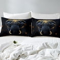 thumbnail image 3 of Erosebridal 3D Elephant Comforter Cover Full, Woodland Wildlife Bedding Sets Full Size, Reversible 3pcs, (No Comforter), 3 of 6