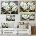 thumbnail image 4 of Designart "Cubist Rendering Of Hydrangea Beauty" Hydrangea Floater Framed Wall Decor, 4 of 5