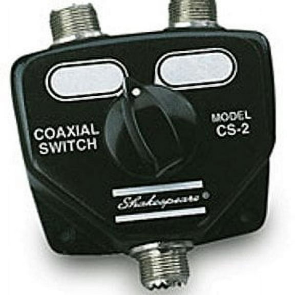 Shakespeare CS-2 2-Way Coaxial Switch for Marine Radio & Antenna