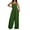 Green, variant on Aayomet Womens Jumpsuits Dressy Women Summer Backless Suspender Jumpsuit Wide Leg Pants Casual Loose Elegant Jumpsuit,Black XL