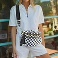 thumbnail image 3 of Emmafy Crossbody Bags for Women, Checkered Crossbody Bags, Large Capacity Multifunctional Checkered Purse Bum Bag, 3 of 7
