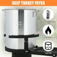 thumbnail image 5 of Zimtown 30QT Outdoor Turkey Fryer with Side Table 54000 BTU (Silver), 5 of 11