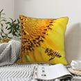 thumbnail image 6 of Kll Honey Bee Decorative Throw Pillow Covers Velvet Soft For Couch Sofa Bedroom Living Room Outdoor -18"X18", 6 of 8