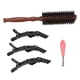 thumbnail image 4 of Juego de cepillos de pelo redondos de cerdas, cepillo redondo de madera, cepillo de cerdas de secado por soplado, juegos de cepillos redondos, solución innovadora, 4 of 8