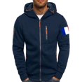 thumbnail image 1 of TINZ Men's Zip Up Hoodie Casual Loose Fit Pullover Sweatshirt For Fall Winter Comfortable Streetwear Outerwear With Hood Winter Zip up Hoodie Men Wearable Blanket Hoodie, 1 of 2