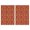 Football Outline Orange, variant on 2 Pcs Football Outline Orange Pattern Funny Kitchen Towels, Microfiber Dish Towels, Kitchen Tea Towels Set 18" X 26"